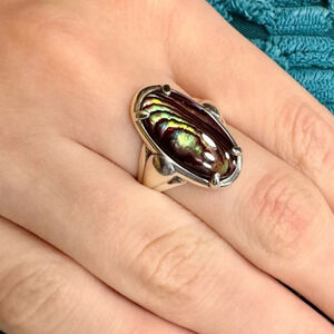 Kabana Abalone Sterling Silver Ring